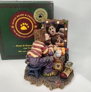 Boyds Bears Bearstone "Graffitie...Put On A Happy Face"